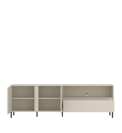 Avenale TV Cabinet 2 Door 1 Drawer in Cashmere