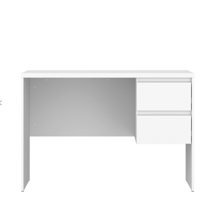 Fribo Desk 2 Drawer in Alpine White