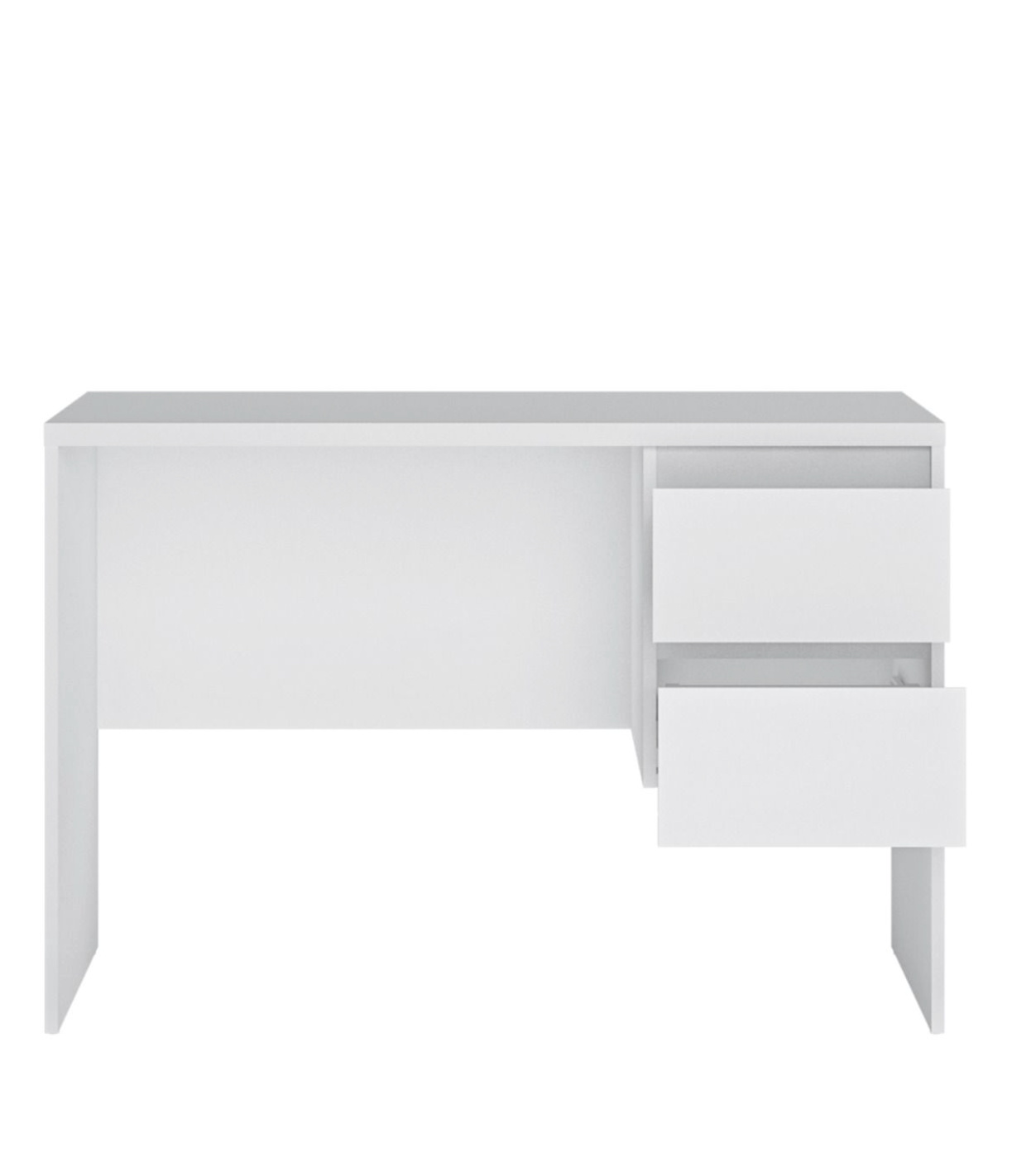 Fribo Desk 2 Drawer in Alpine White