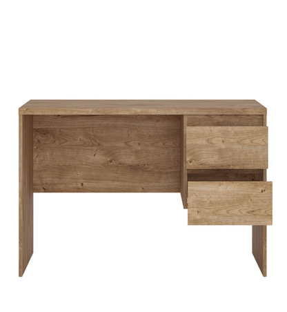 Fribo Desk 2 Drawer in Golden Ribbeck Oak