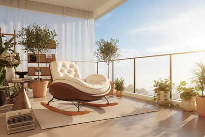 Honeycomb Rocking Chair Luxury Penguin Style