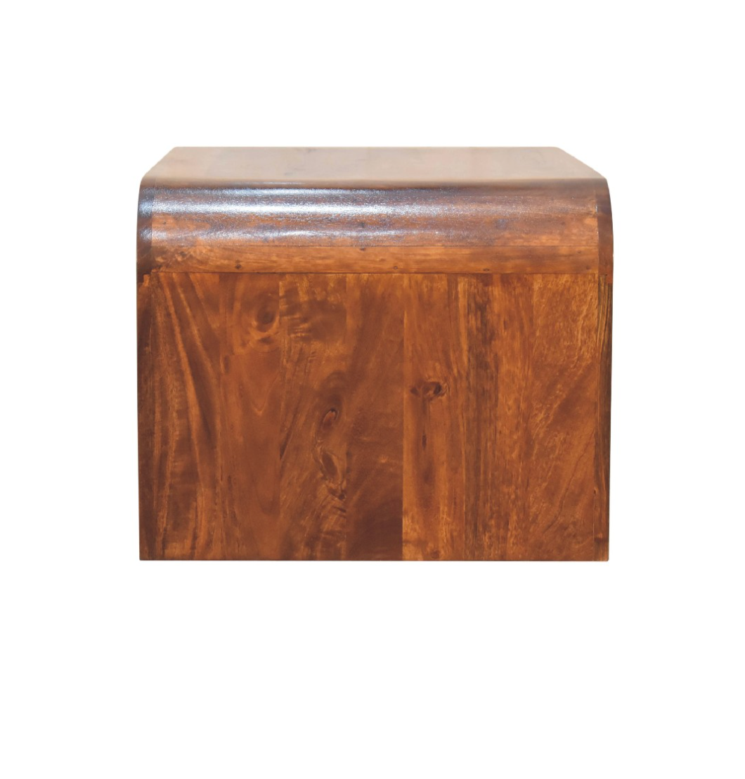 The Woodsmith Darcy Coffee Table – Solid Mango Wood | Four-Drawer Storage | Chestnut Finish
