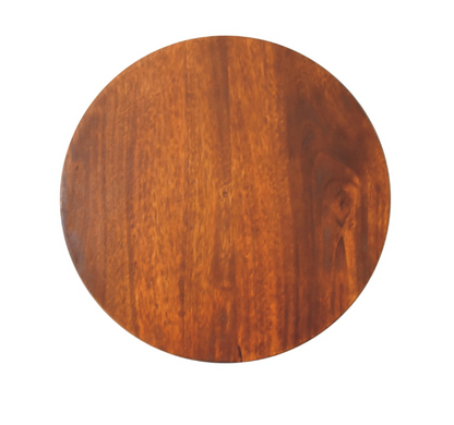 Little Woodsmith Side Table | Solid Mango Wood | Chestnut Finish