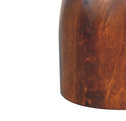 Little Woodsmith Side Table | Solid Mango Wood | Chestnut Finish
