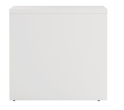 Next Nightstand – 2 Drawer Bedside Table | White