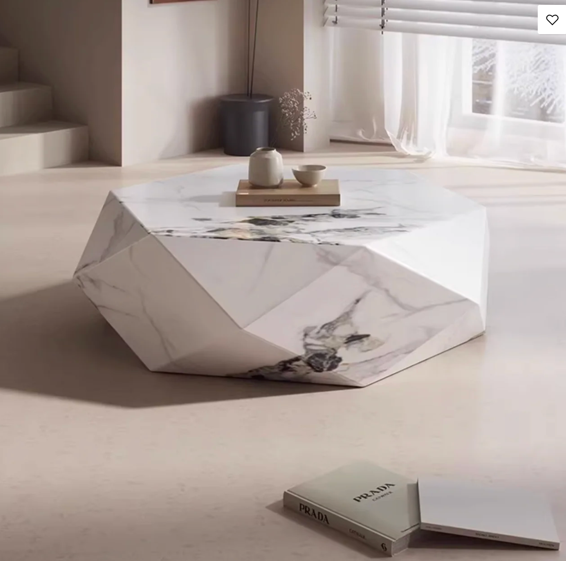 Nova Sintered Stone Geometric Coffee Table