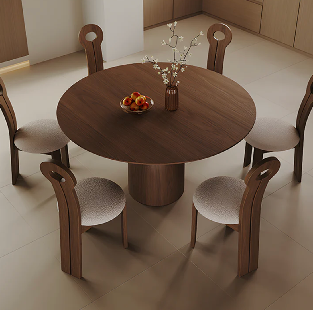 The KALA Round Pedestal Dining Table