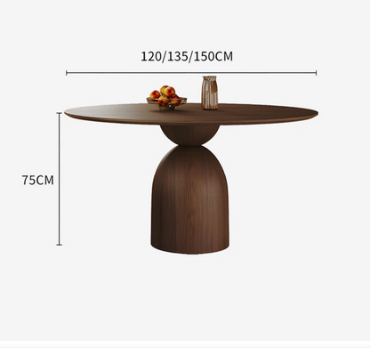 The KALA Round Pedestal Dining Table