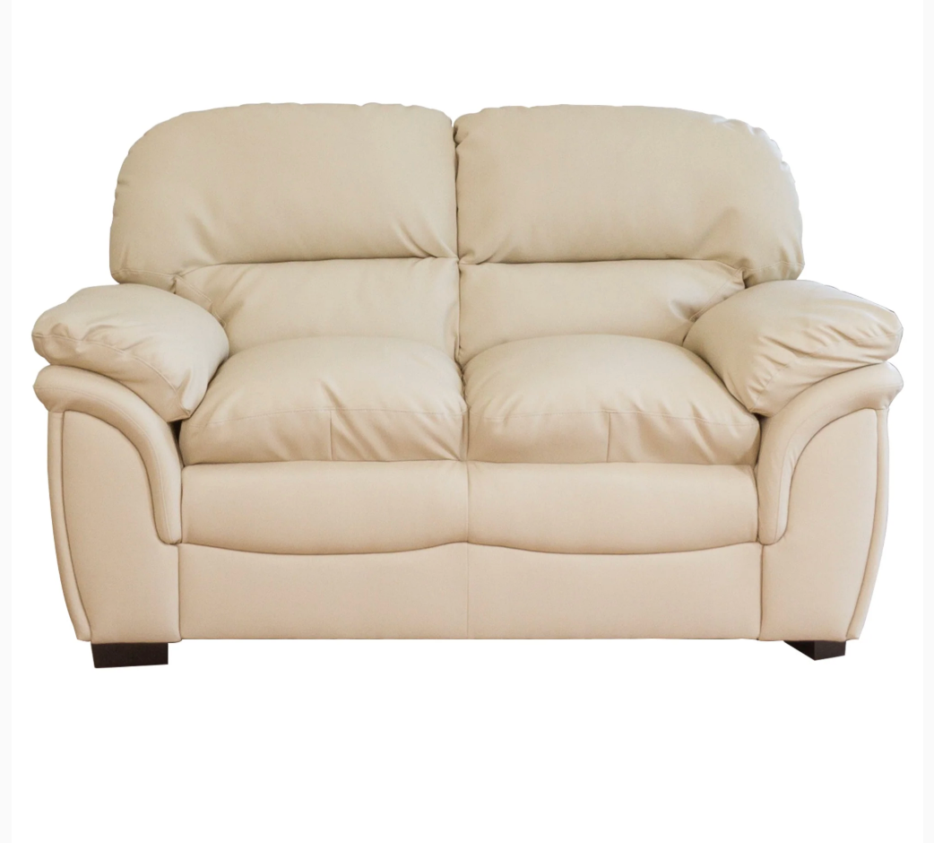 Faux Leather 2 Seat Sofa