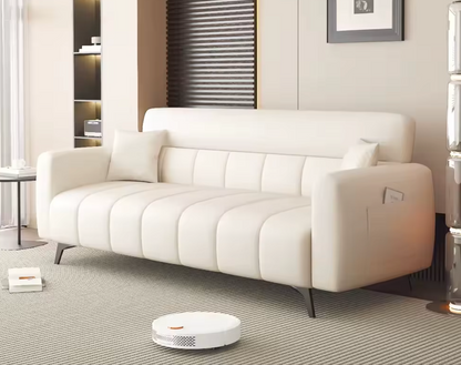 2000 mm Modern Convertible 4-Seater Sofa Bed