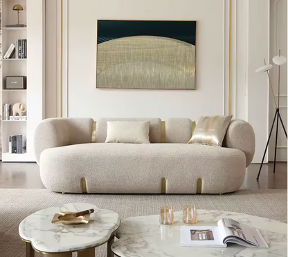2400mm Luxury Cloud Modular Sectional Sofa
