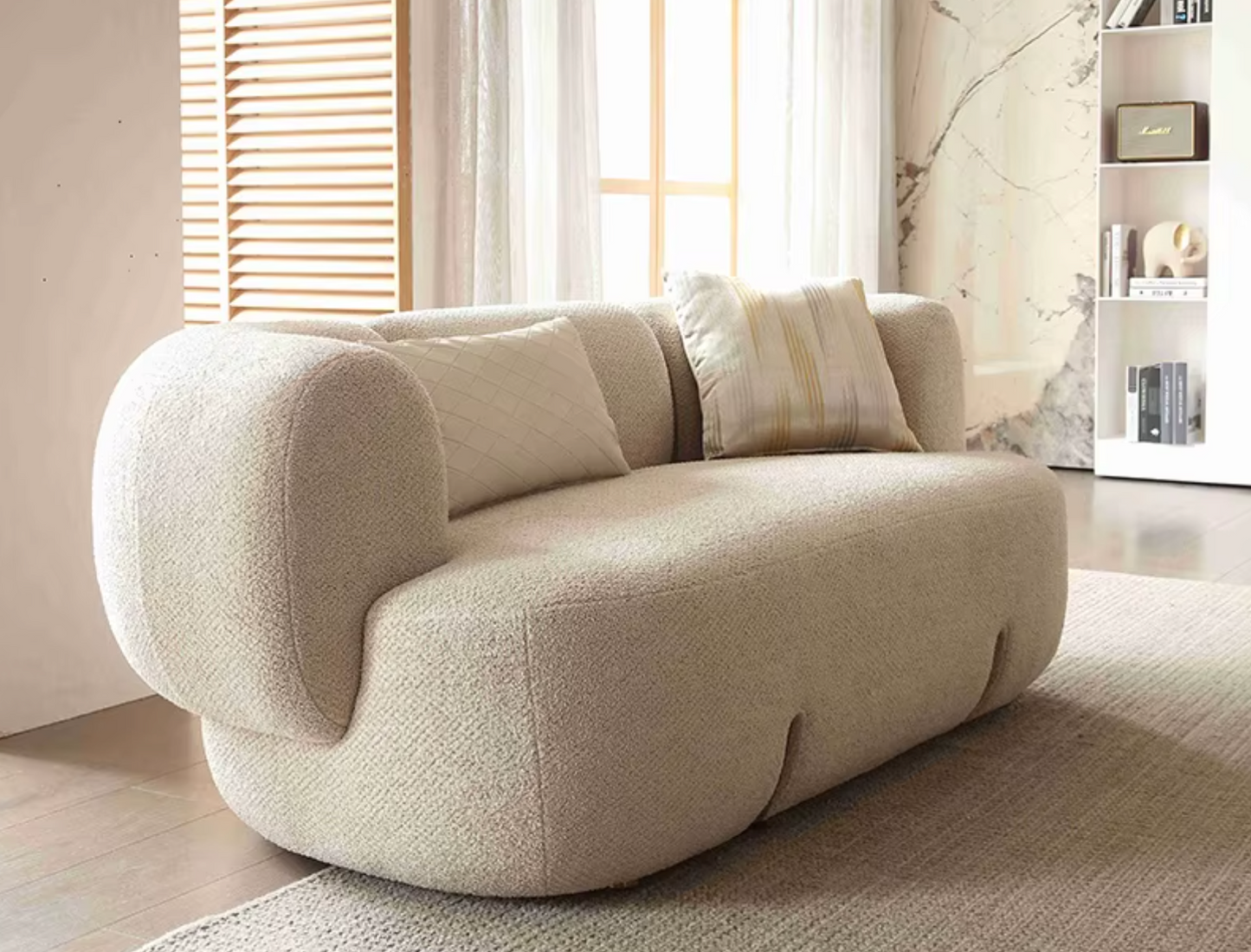 2400mm Luxury Cloud Modular Sectional Sofa