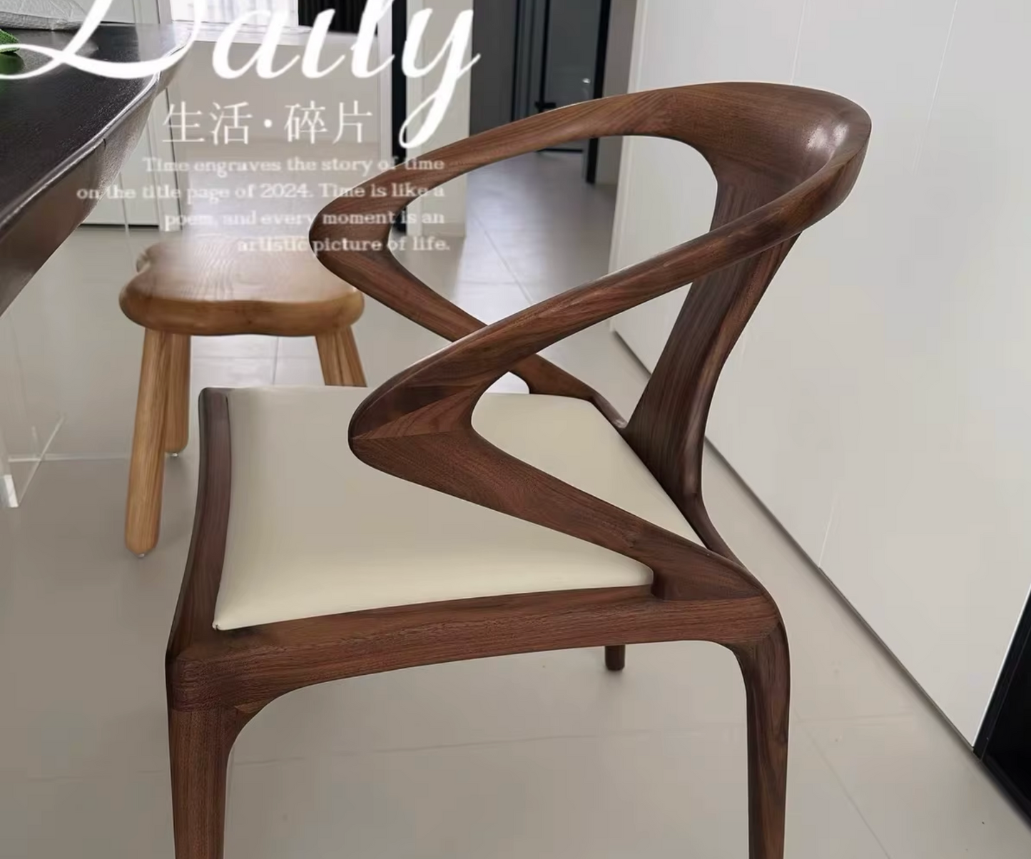 Retro Teddy Dining Chairs x2