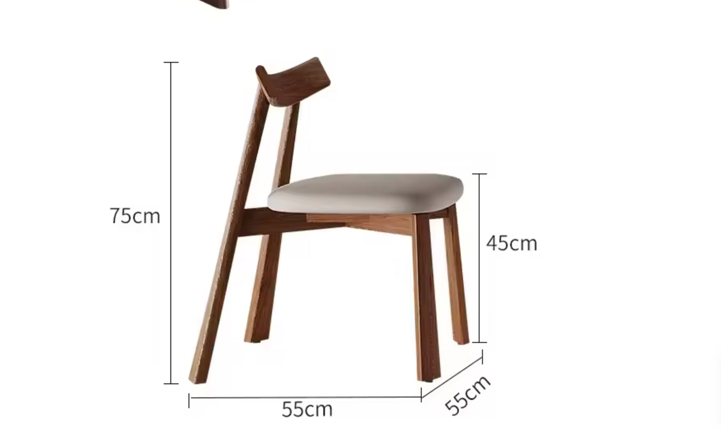 Modern Luxury Wooden Dining Table with Sintered Stone Top 1800mm