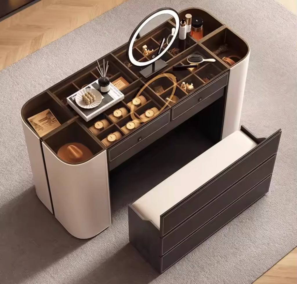 Modern 6-Drawer Bedroom Chest– Make up Storage Display Cabinet