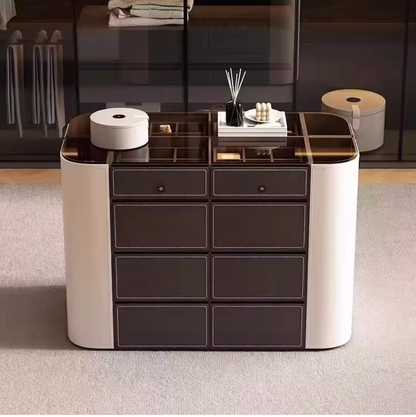 Modern 6-Drawer Bedroom Chest– Make up Storage Display Cabinet