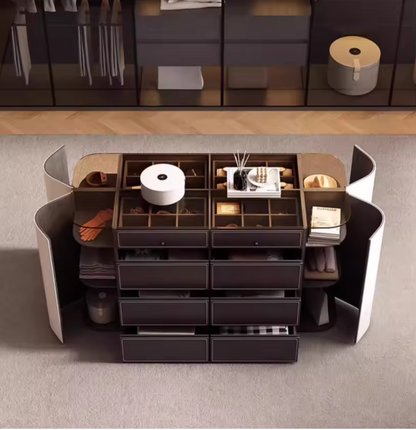 Modern 6-Drawer Bedroom Chest– Make up Storage Display Cabinet
