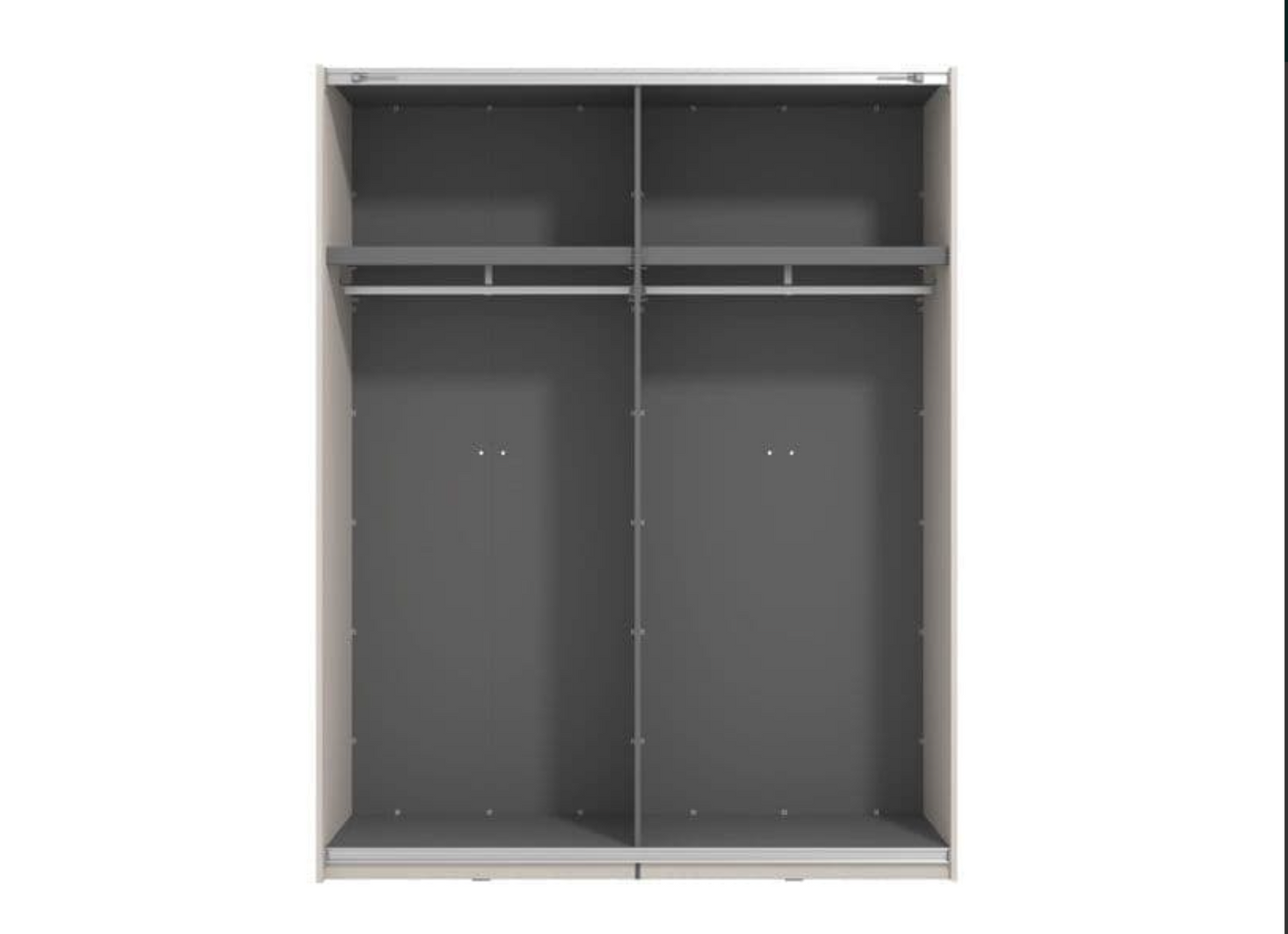 Weyma 245cm Cashmere Sliding Door Wardrobe