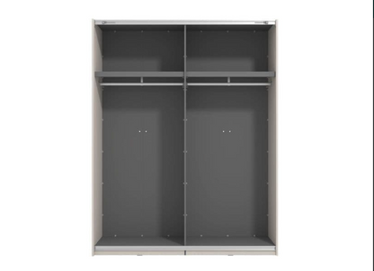 Weyma 245cm Cashmere Sliding Door Wardrobe