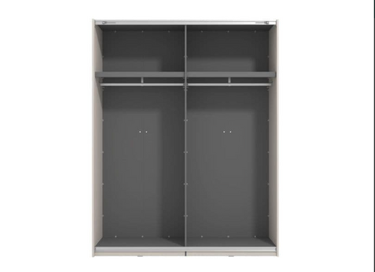 Weyma 220cm Cashmere Sliding Door Wardrobe
