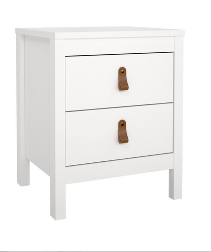 Barcelona 3 Piece Bedroom Furniture Set White