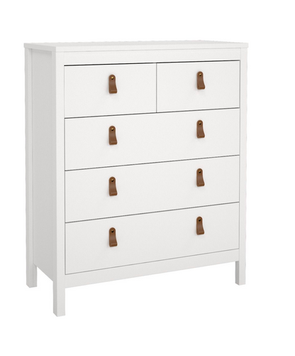 Barcelona 3 Piece Bedroom Furniture Set White