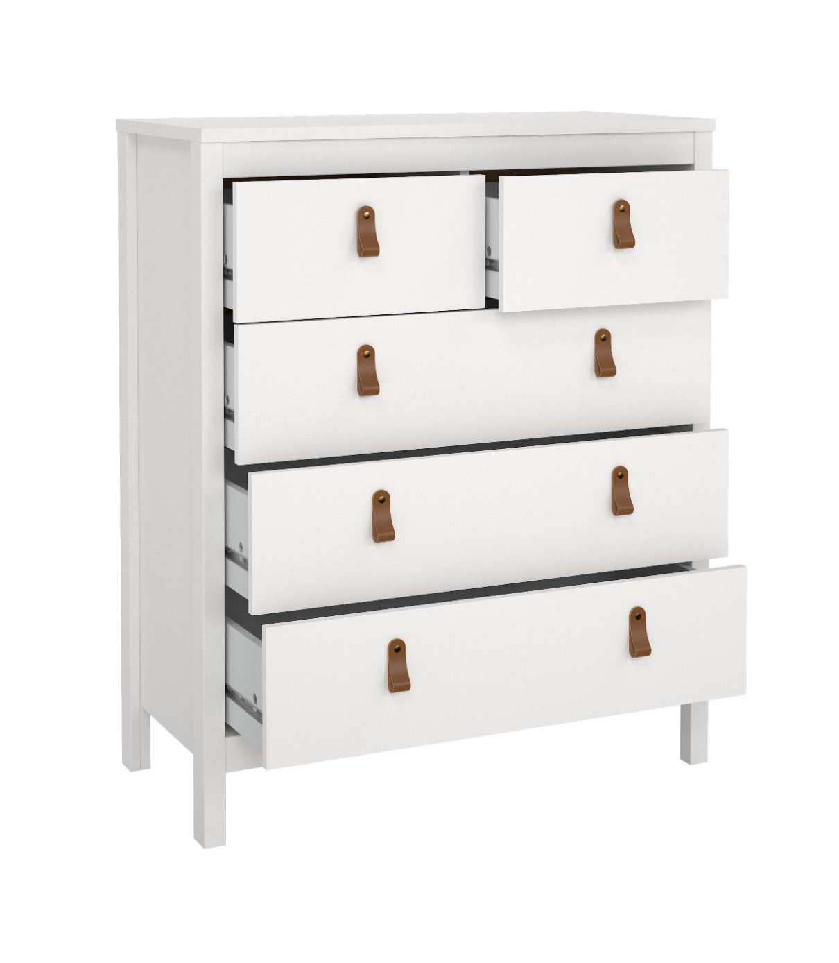 Barcelona 3 Piece Bedroom Furniture Set White