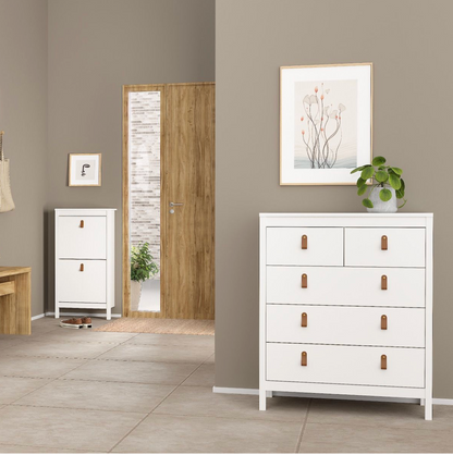 Barcelona 3 Piece Bedroom Furniture Set White