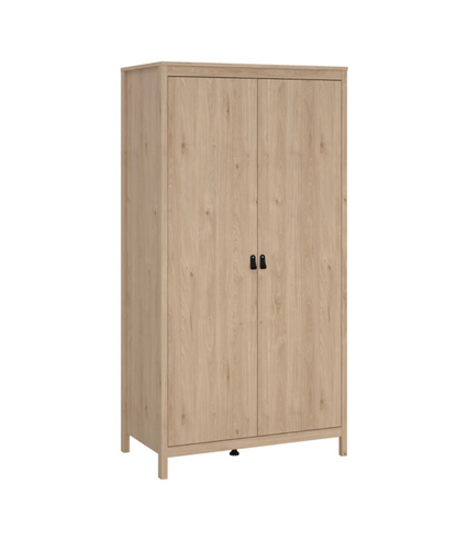 Barcelona 3 Piece Bedroom Furniture Set in Jackson Hickory Oak
