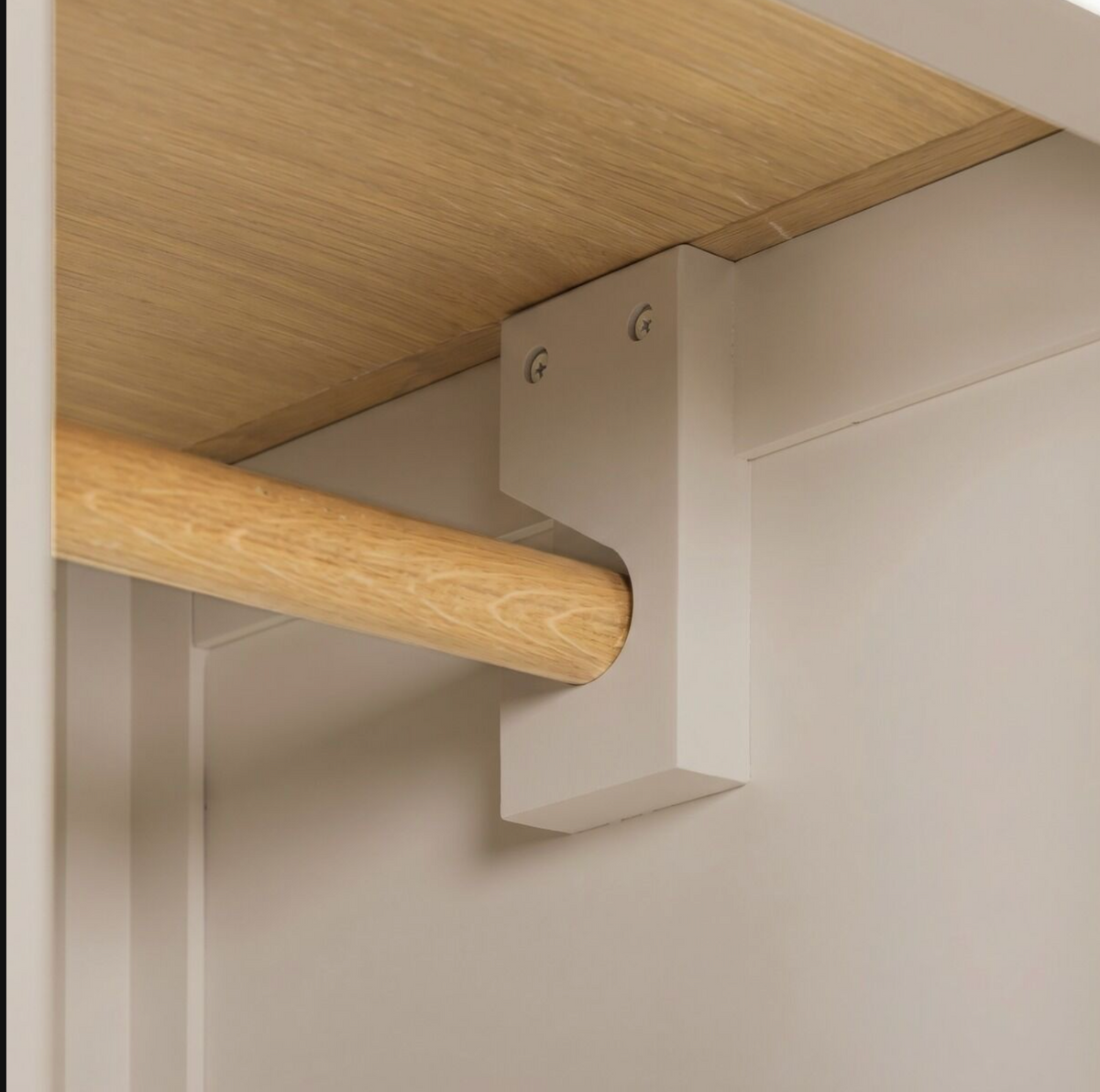 Windsor 3 Door 2 Drawer Wardrobe - Putty/Oak
