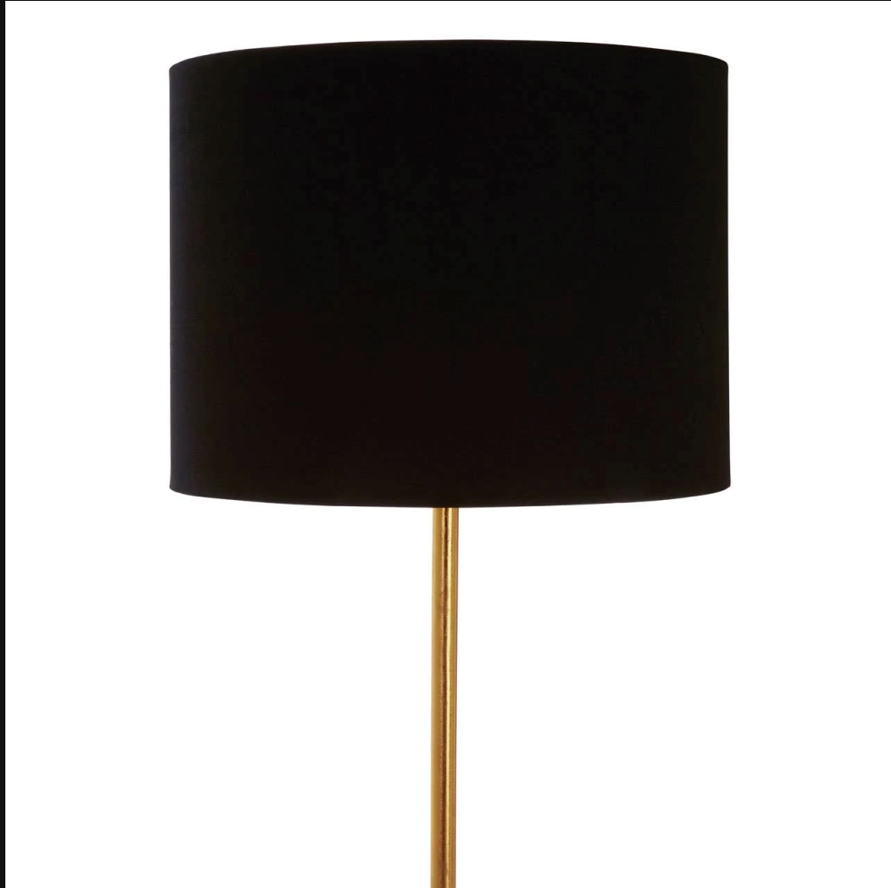 Sika White Marble and Gold Floor Lamp