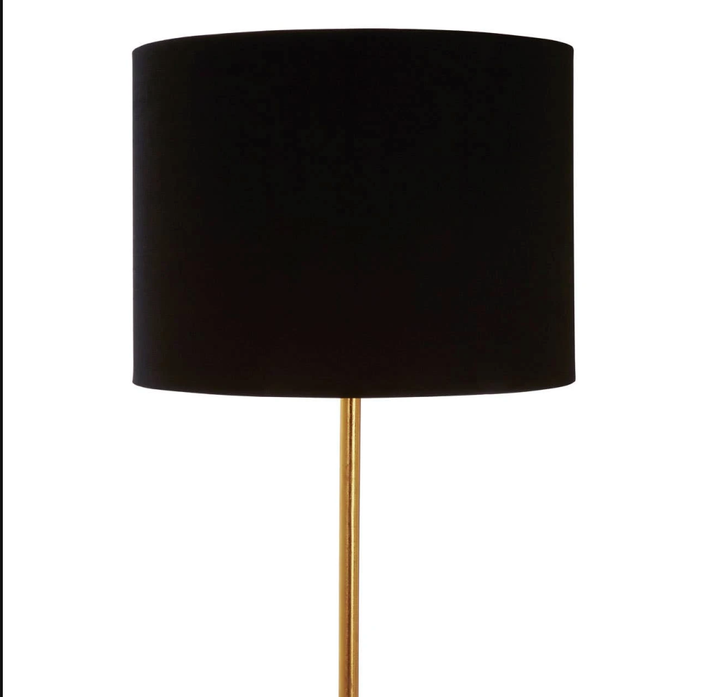 Sika White Marble and Gold Floor Lamp