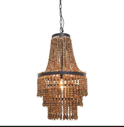 Lapiz Wood Chandelier