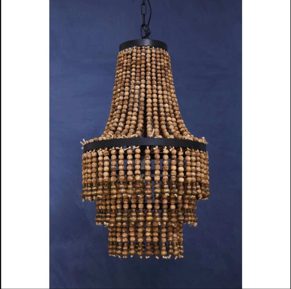 Lapiz Wood Chandelier