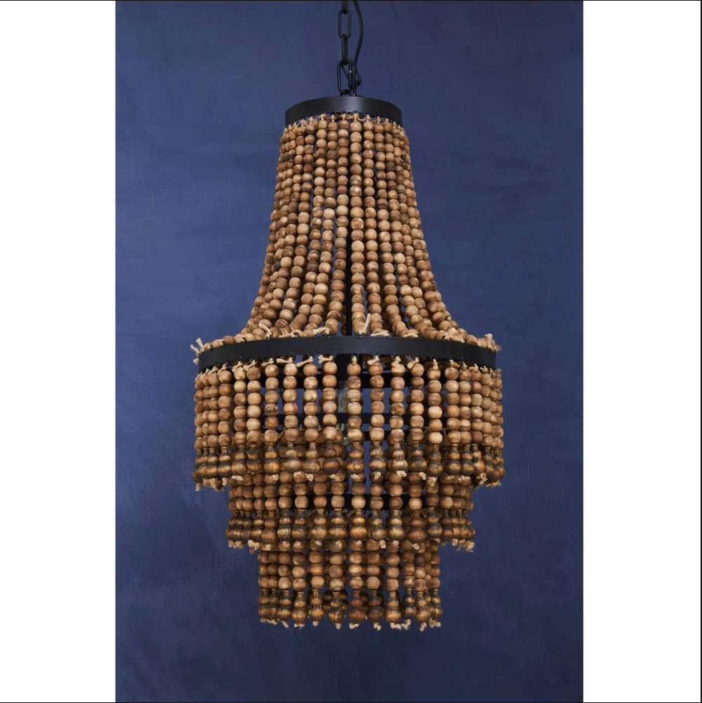 Lapiz Wood Chandelier
