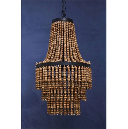 Lapiz Wood Chandelier