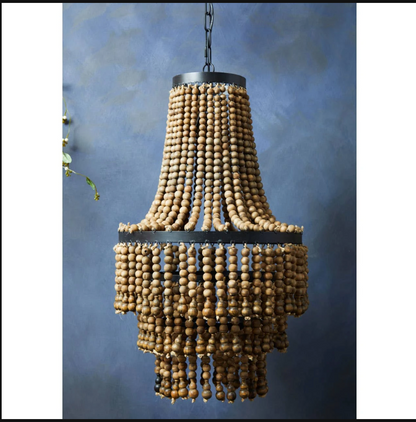 Lapiz Wood Chandelier