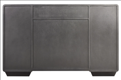 Dorsino Brown Grey Wood Veneer Seven Drawer Dressing Table