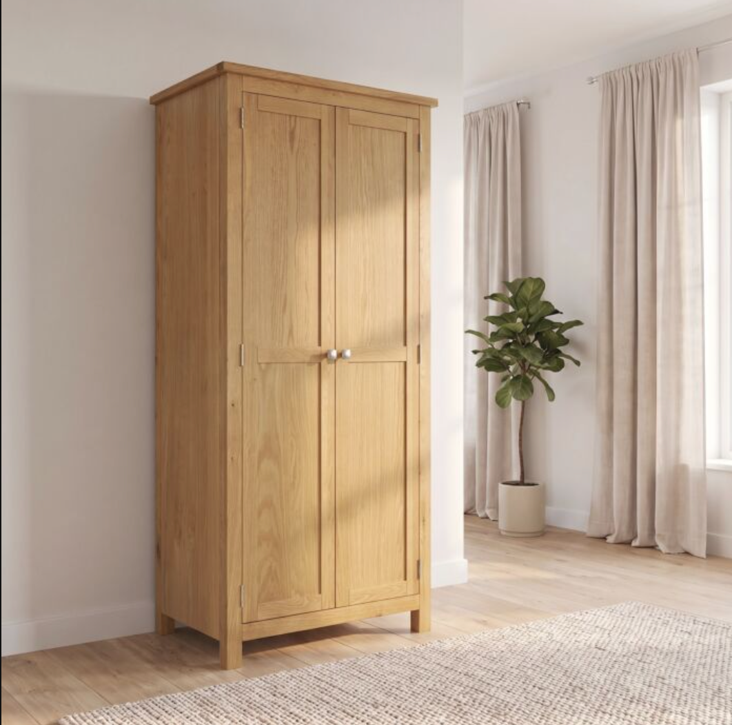 Cambridge 2 Door Wardrobe - Honey
