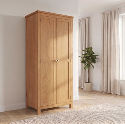 Cambridge 2 Door Wardrobe - Honey