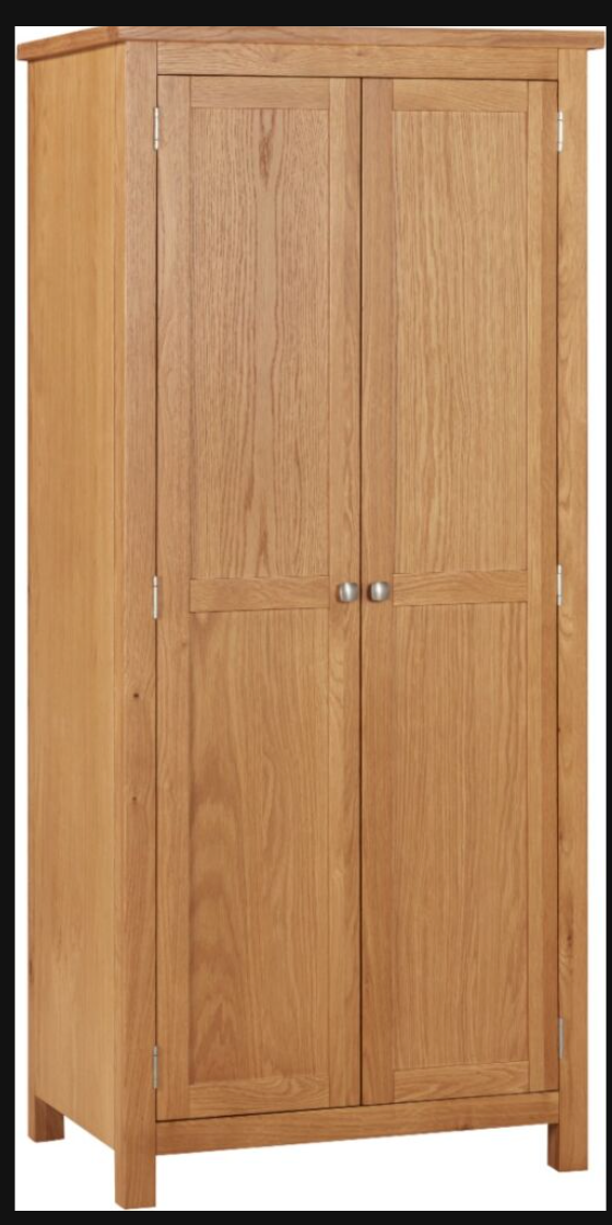 Cambridge 2 Door Wardrobe - Honey