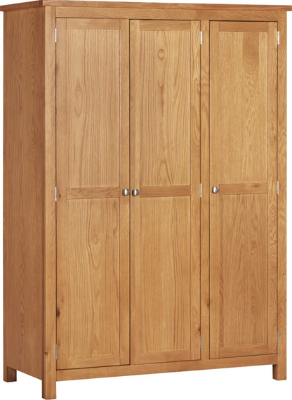 Cambridge 3 Door Wardrobe - Honey