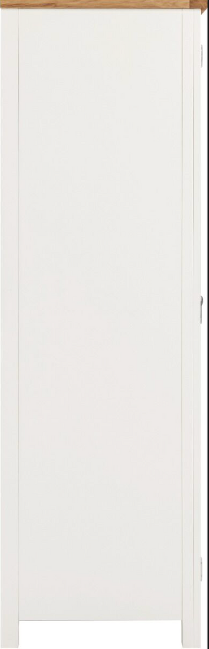 Cambridge 3 Door Wardrobe - Linen/Oak