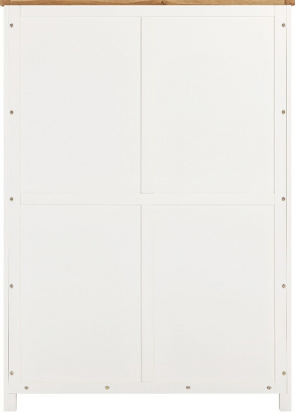 Cambridge 3 Door Wardrobe - Linen/Oak