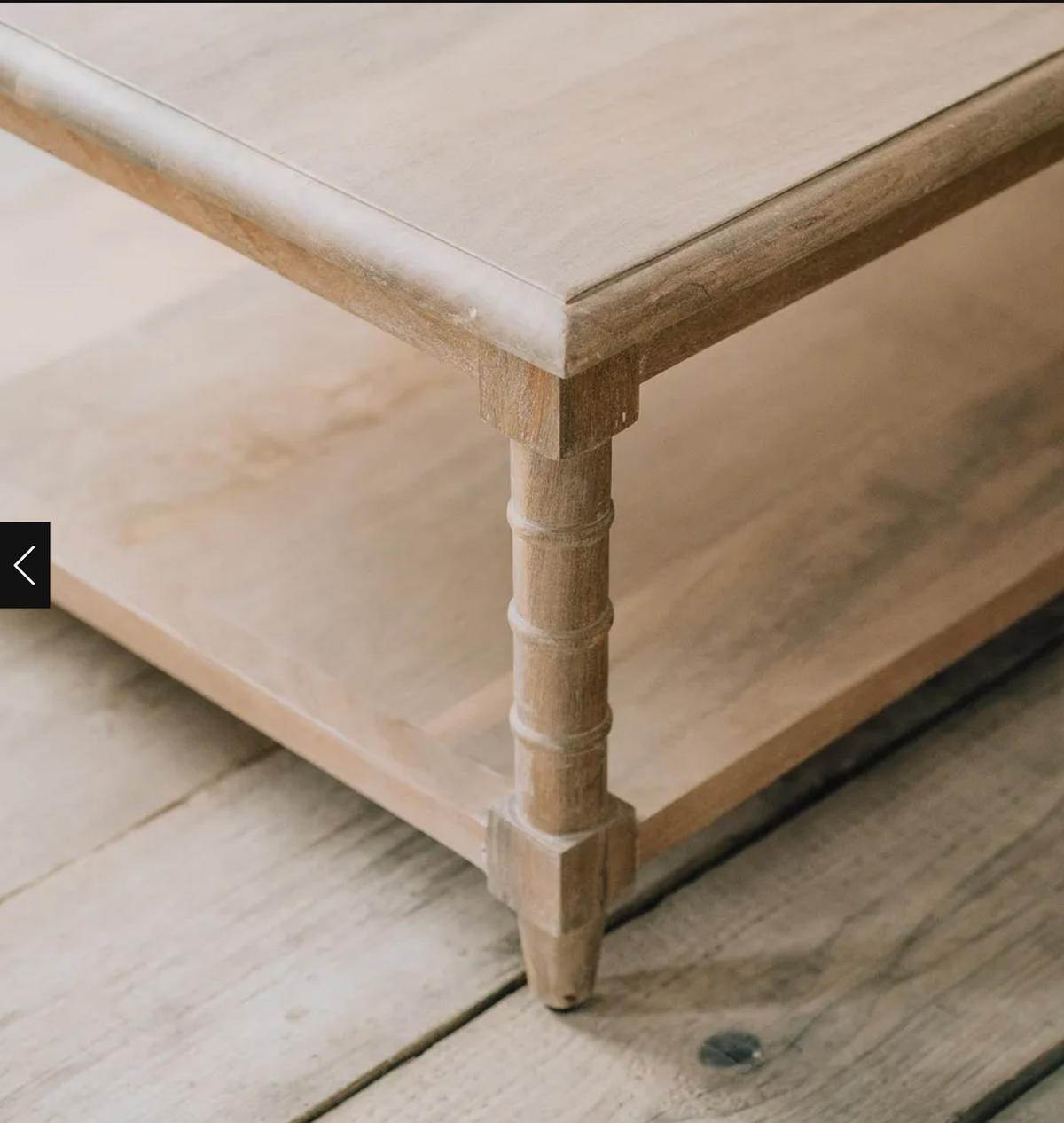Wooden Bamboo Coffee Table