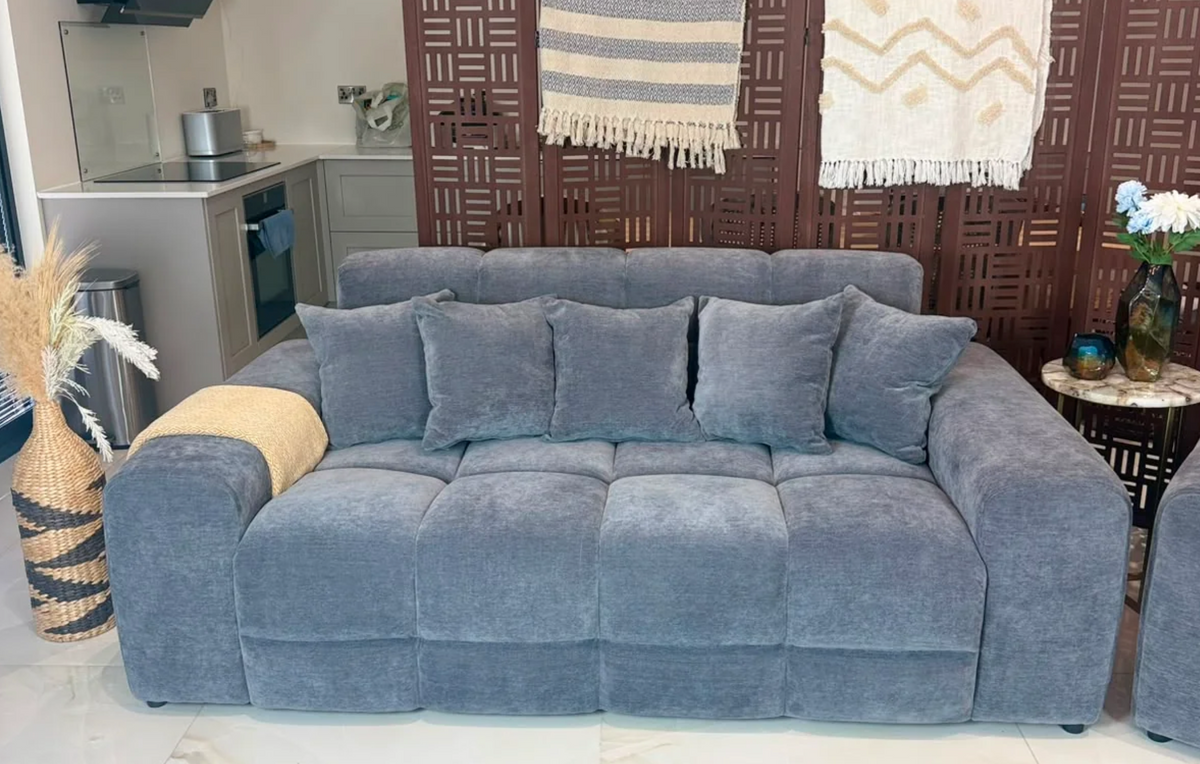 Jacob Sofa Grey 3 Seater