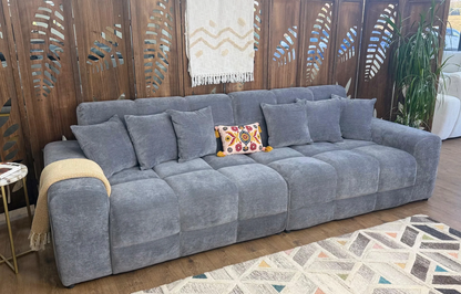 Jacob Sofa Grey 4 Seater