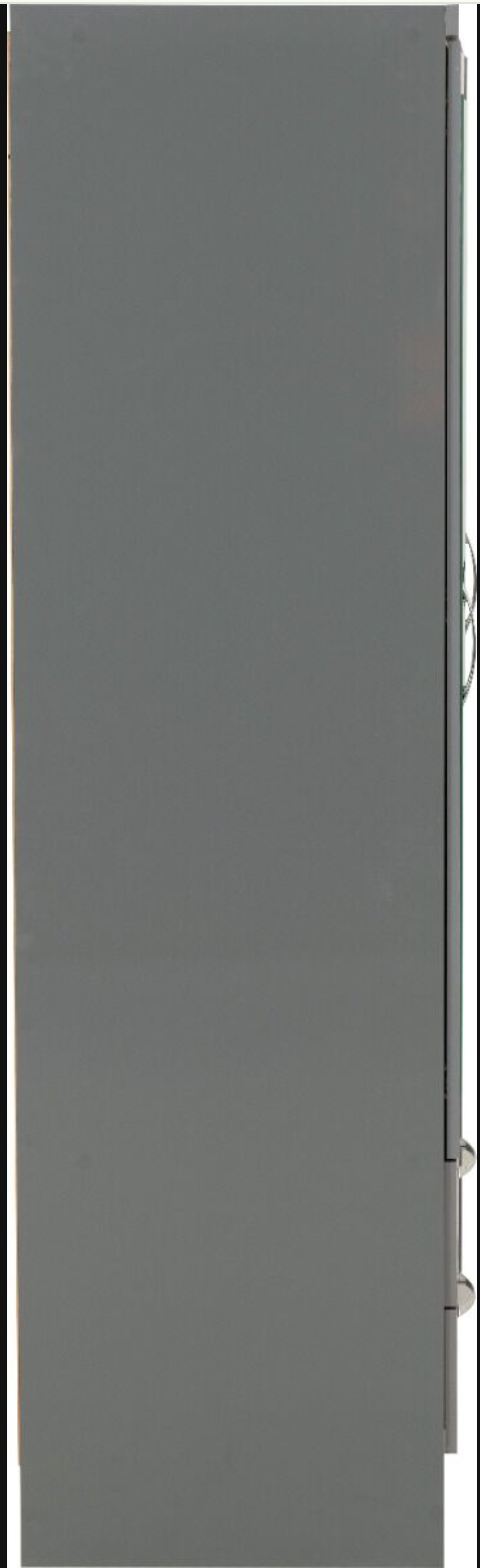 Nevada 4 Door 2 Drawer Wardrobe - Grey Gloss