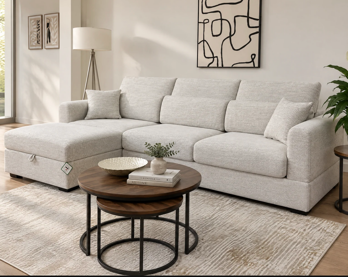 Exter Sofa Beige Universal Corner