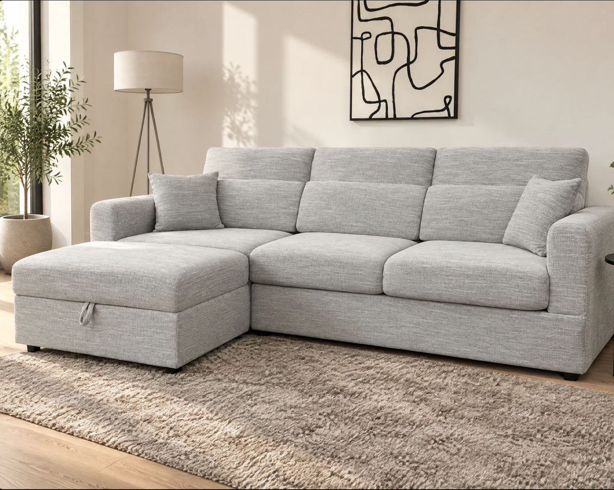 Dexter Sofa Grey Universal Corner